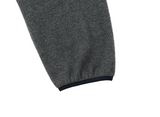 soft high neck fleece anorak set - charcoal       