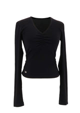 Ruched Shirring Tee