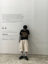 スウィート セミクロップ ショートスリーブ Tシャツ 6C