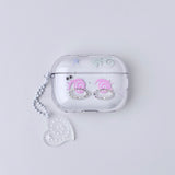 【MADE】 Megane Girl AirPods Case – Pink (Sticker Included)