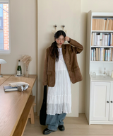 Autumn Suede Collar Jacket