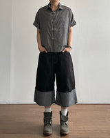 バックル ショートスリーブ シャツ