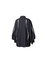 RELABEL Three-dimensional Composition (rhythm) Imitates Denim Washing And Blending Patterns, Human Body Structure Segmentation Shirt
