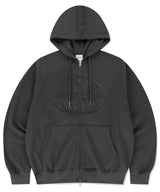 ECLIPSE RAW CUT ZIP UP HOODIE