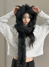 Cozy high-neck over knit