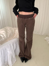 コーデュロイバンディングブーツカットパンツ(2color)
