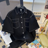 Ford Stitch Pocket Short-Sleeved Shirt (734511004216/2 colors)