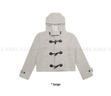(WOOL) ブークレダッフルショートコート