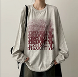 NT Gradient Noise Printed Long Sleeve Tee