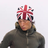 NyDkyel™ Union Jack knitted embroidery logo cold hat