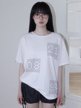 ドットシグネチャーTシャツ (ホワイト)