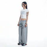 EASY See-through Crop Short Sleeve - WHITE