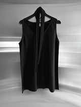 エアリー ソフト スカーフ ノースリーブ ワンピース
