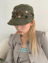 Button@button vintage cap