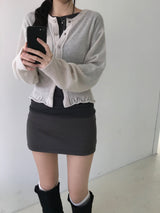 Mohair Backless Cardigan (3 colors)