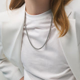 a men's chain necklace_CLEF SERATO NEC