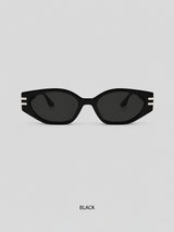 LMN Ford Metal Bar Sunglasses (black)
