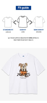 all yours over fit t-shirt (3color)