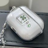 [made]glass clover ver  resin airpod case