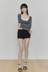 RUBY HOOK SHORTS (SS ver.) black