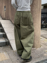 BALLOON SNAP WIDE PANTS (3C)