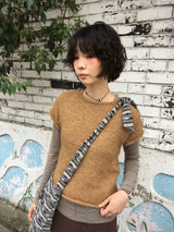 ヨリン ボタン ハーフ ニット (3color)