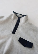 [UNISEX] Coloring fleece half zip-up & jogger pants set