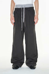 Double Waist Pleated Sweatpants