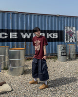 Weaver Printing Oversized Half Sleeve Tee