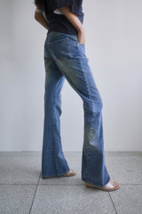 26SS★ TWISTED BOOTS CUT DENIM JEANS