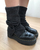 オーシルケットボタンレッグウォーマー
