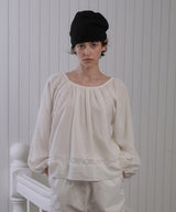 Pale lace blouse
