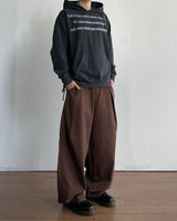 Volume Buckle Cotton Pants