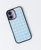 [Glass] Gingham Check Case (Mag safe)