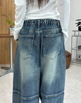 Bedden washed dart denim pants