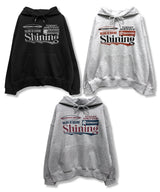 Shining Graphic Combing Hoodie_Gray