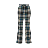 WIDE CHECKERED PANTS