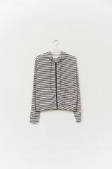 Robe Striped Zip Hoodie