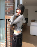 Dali Stripe Reversible Beanie