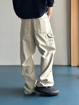 Unit Carpenter Cotton Wide Pants 4C