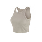 BLACK TAPE VOULME BRA TOP - BEIGE
