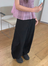 カインバルーンワイドコットンカーゴバンドパンツ