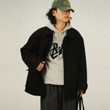 GU Wool Short Mac Coat