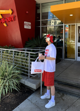 ルックナンバーピュレストレタリングプリントオーバーフィットショートスリーブ
