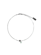 Snake chain] mint daisy ☆ necklace