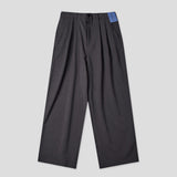 LMN Urban Pintuck Half-Banding Wide Slacks (3 colors)