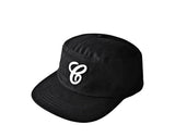 Multi Pattern Leather Strap Pillbox Ball Cap