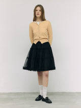 TUTU MIDI SKIRT BLACK