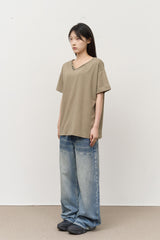 Oct Washed Henley Top