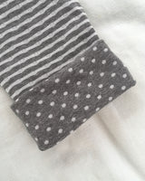 HUD Stripe Dot Cardigan